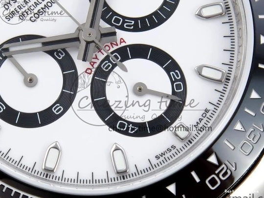 0212 FreshLook Daytona 116500 JDF 1:1 Best Edition 904L Steel White Dial on SS Bracelet A 1338